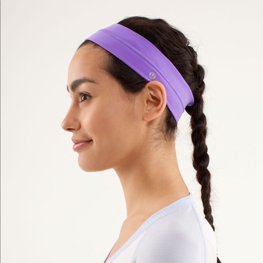 Lululemon Purple Flyaway Tamer Headband